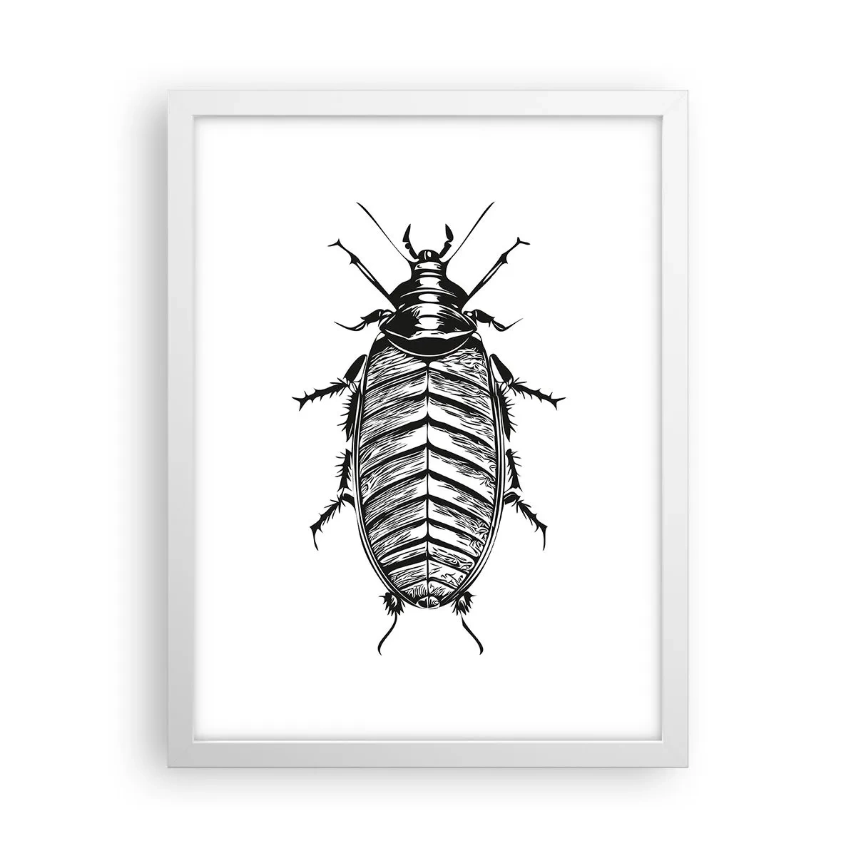 Poster in einem weißen Rahmen - Was für ein Exemplar! - 30x40 cm