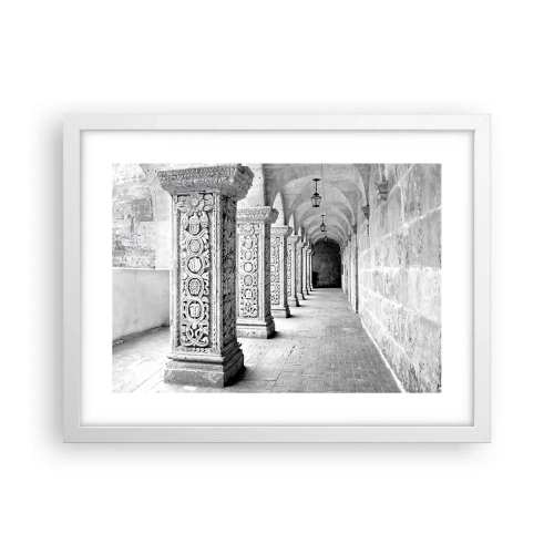 Poster in einem weißen Rahmen - Und wo geht’s hin...? - 40x30 cm