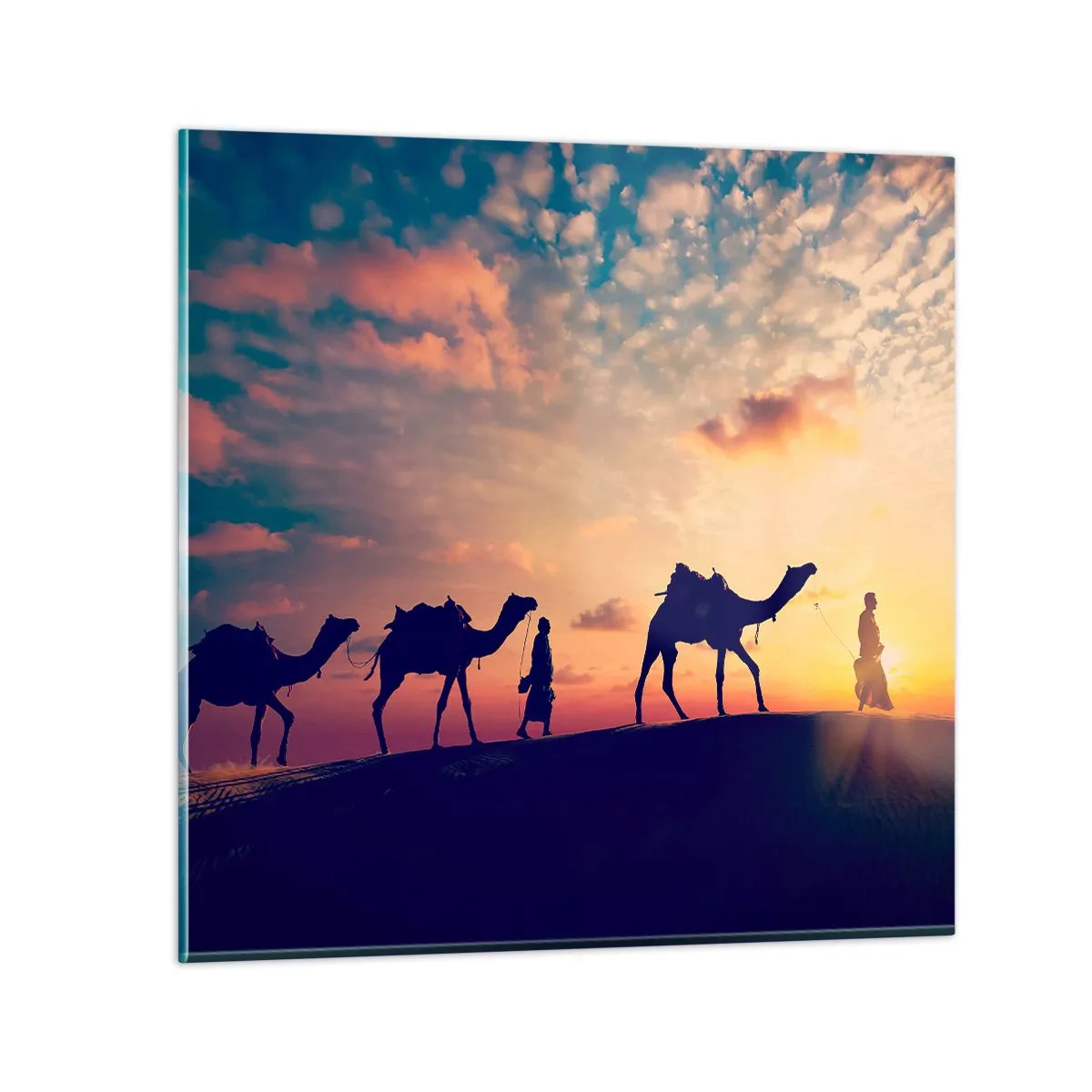 Glasbild - Bild auf glas - Der geheimnisvolle Geist des Orients - 70x70 cm