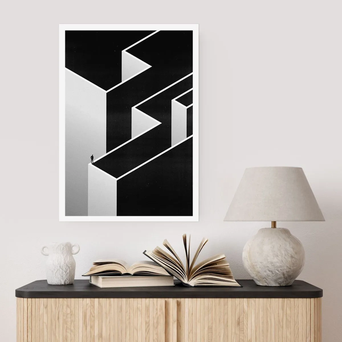 Poster - Einsamkeit an der Spitze - 70x100 cm