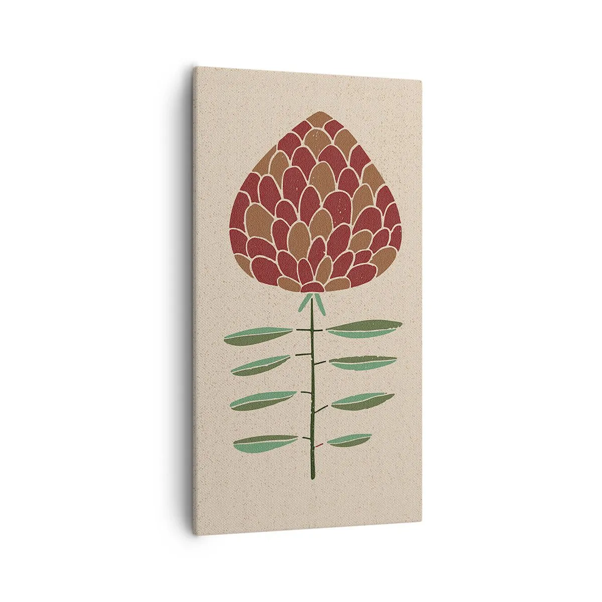 Bild auf Leinwand - Leinwandbild - Was für ein großs Tier - 55x100 cm