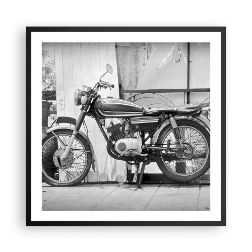 Poster in einem schwarzem Rahmen - Klassik über alles - 60x60 cm