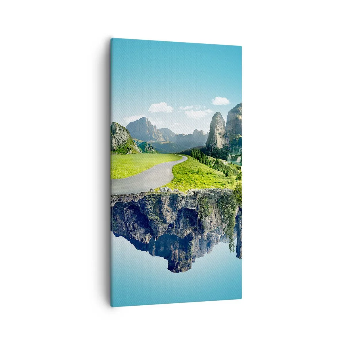 Bild auf Leinwand - Leinwandbild - Fantastische Insel - 55x100 cm