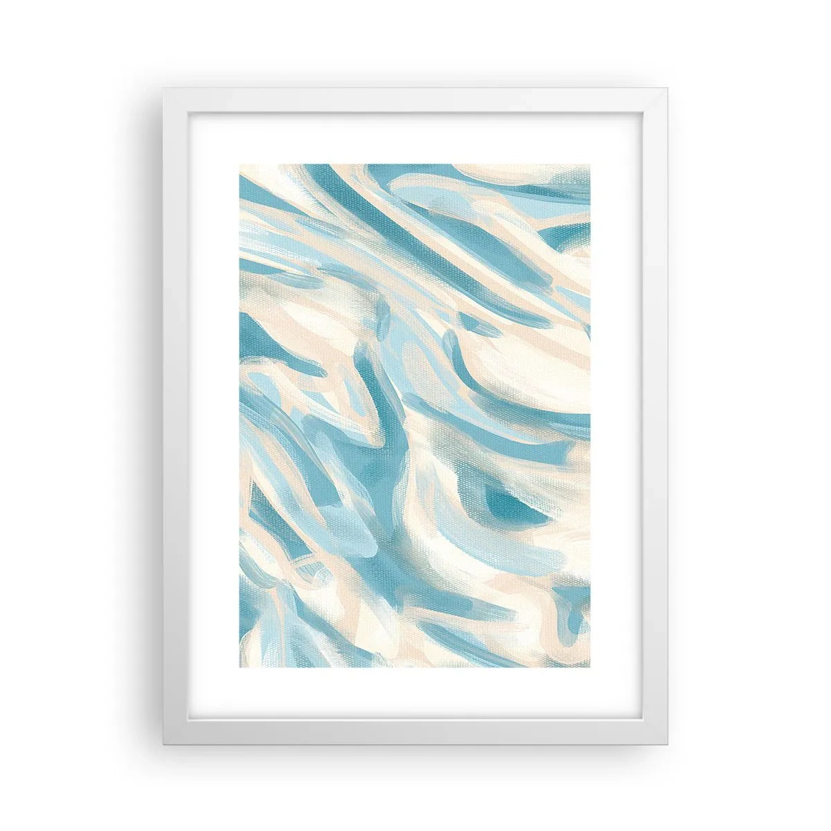 Poster in einem weißen Rahmen - Frühlingsbrisen - 30x40 cm