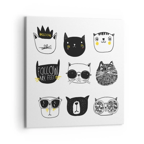 Bild auf Leinwand - Leinwandbild - Jeder andere - 60x60 cm