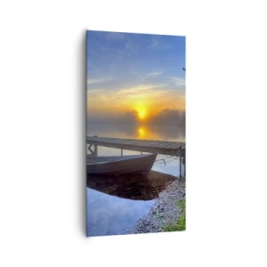 Bild auf Leinwand - Leinwandbild - Wie aus Gewöhnlichem Magie wird - 65x120 cm