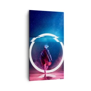 Bild auf Leinwand - Leinwandbild - Zwischen den Welten - 55x100 cm