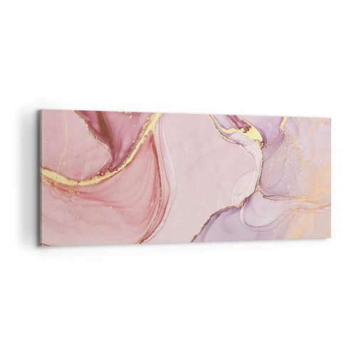 Bild auf Leinwand - Leinwandbild - Eine Liebkosung der Farben - 100x40 cm