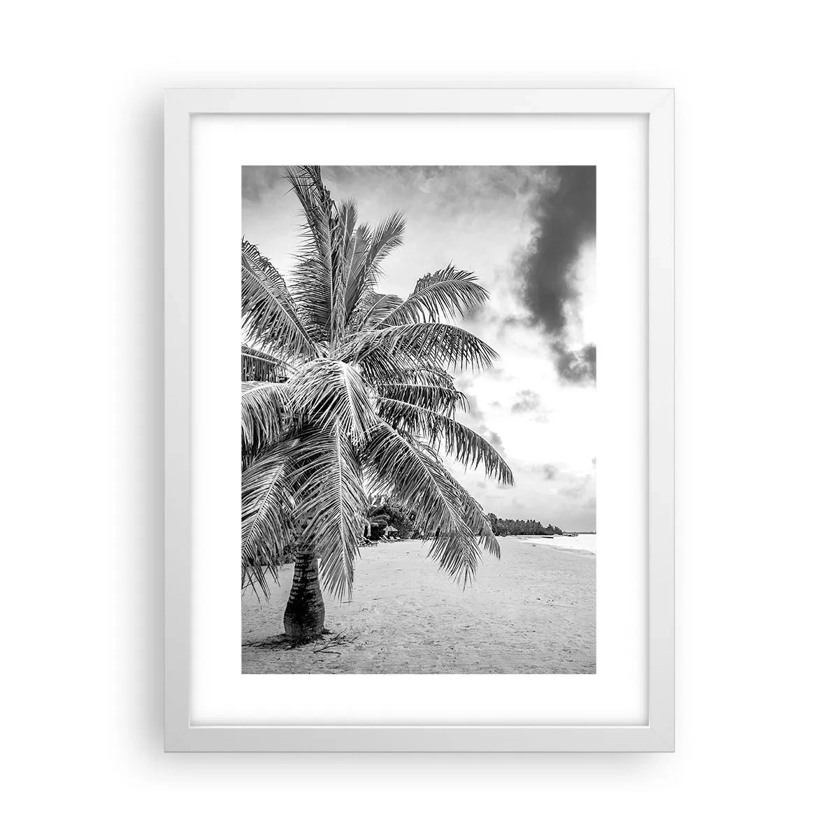 Poster in einem weißen Rahmen - Wenn du dich nach Einsamkeit sehnst ... - 30x40 cm