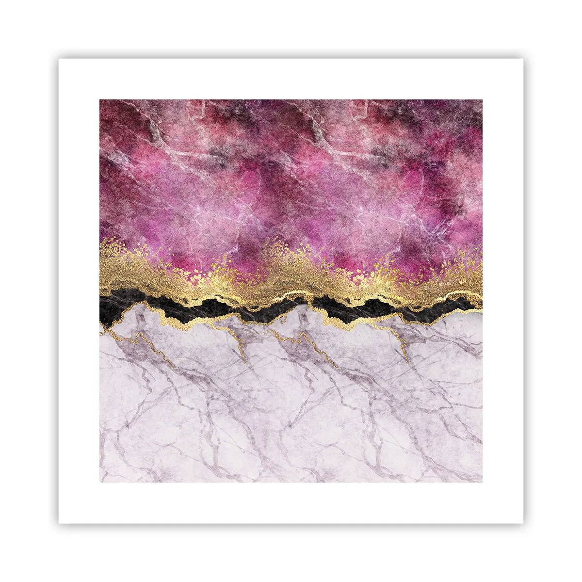 Poster - An der Grenze - 40x40 cm