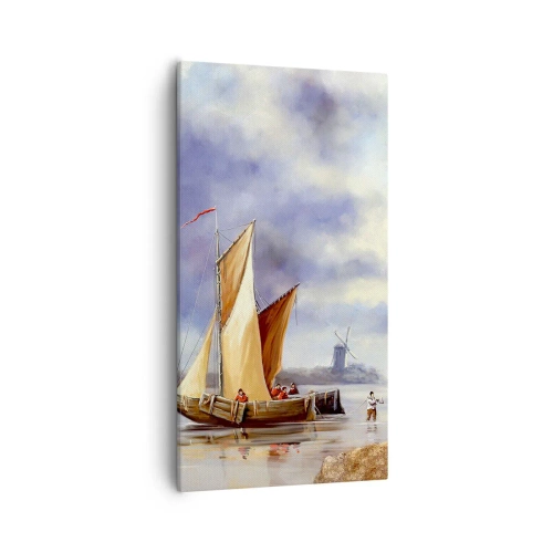 Bild auf Leinwand - Leinwandbild - Die Rückkehr der Seeleute - 55x100 cm