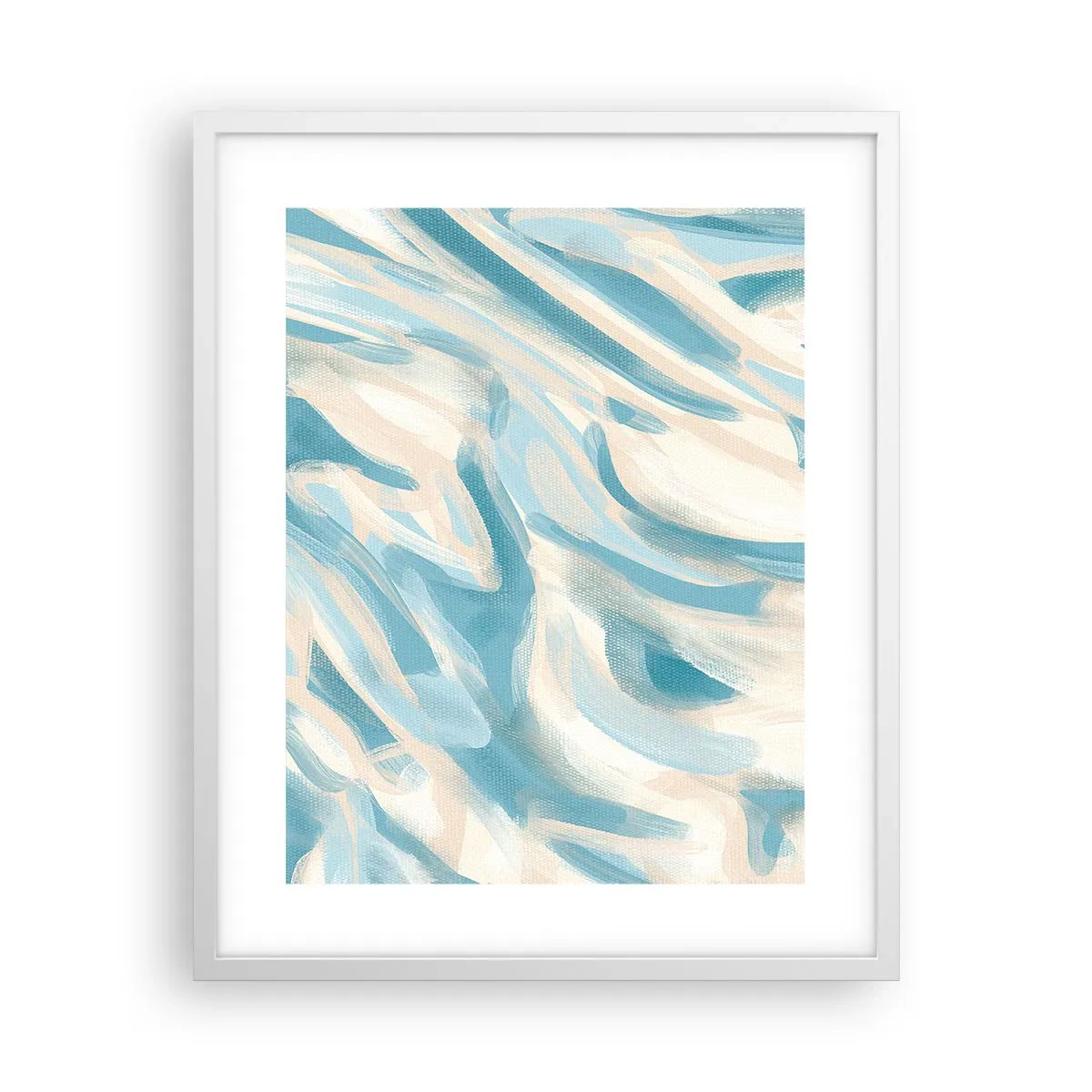 Poster in einem weißen Rahmen - Frühlingsbrisen - 40x50 cm