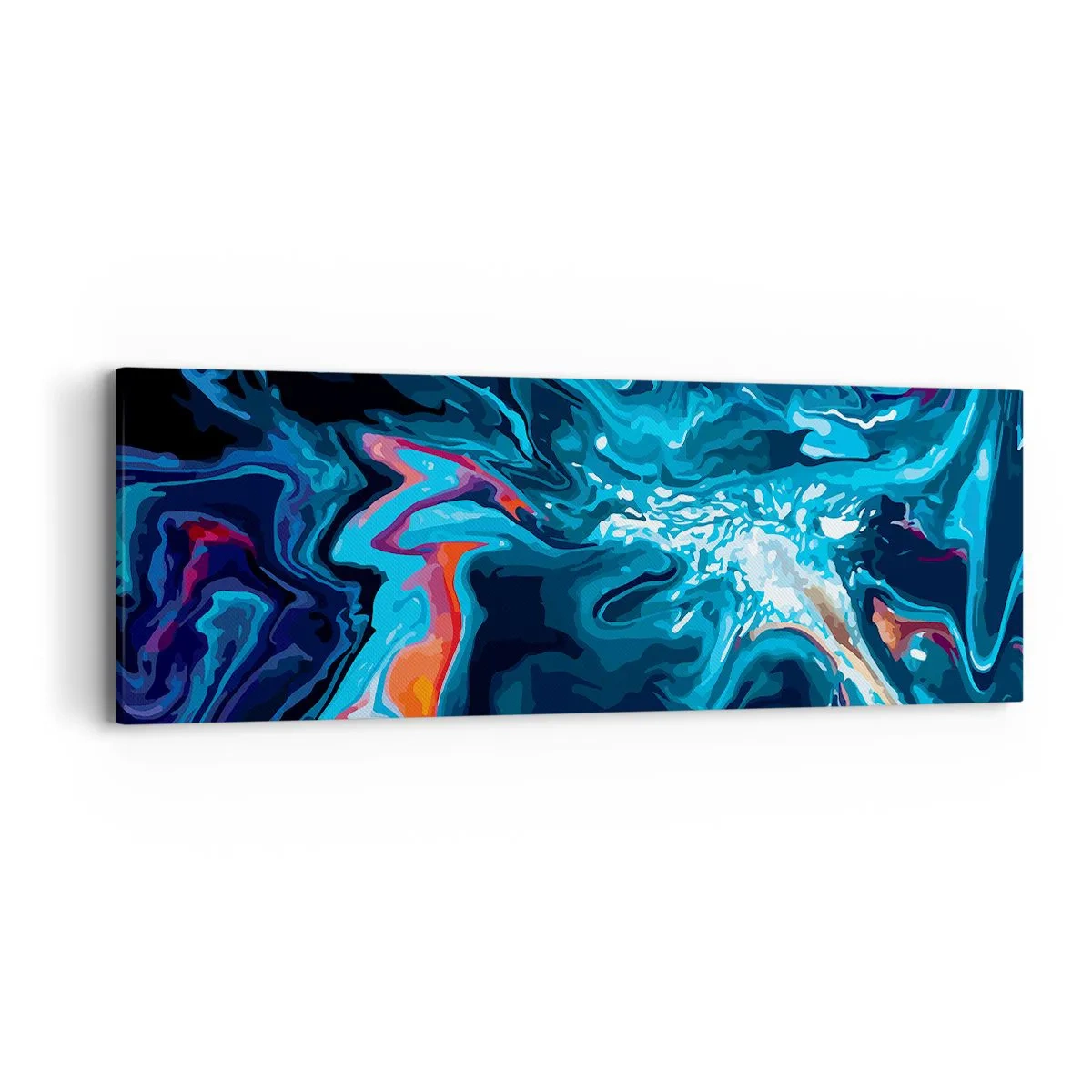 Bild auf Leinwand - Leinwandbild - Reise ins Zentrum des Himmels - 90x30 cm