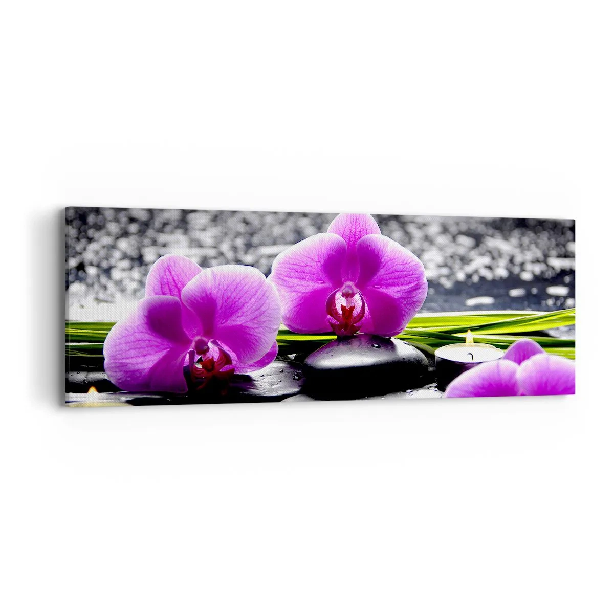 Bild auf Leinwand - Leinwandbild - In Ruhe ertrinken - 90x30 cm