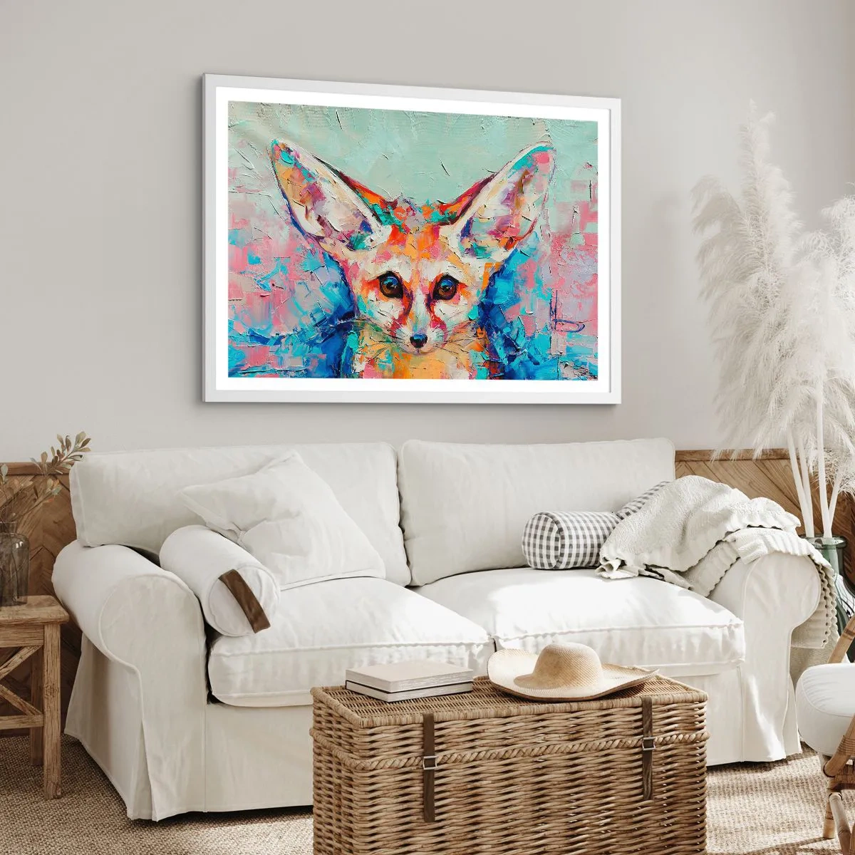 Poster in einem weißen Rahmen - Bist du bereit für mich? - 40x30 cm