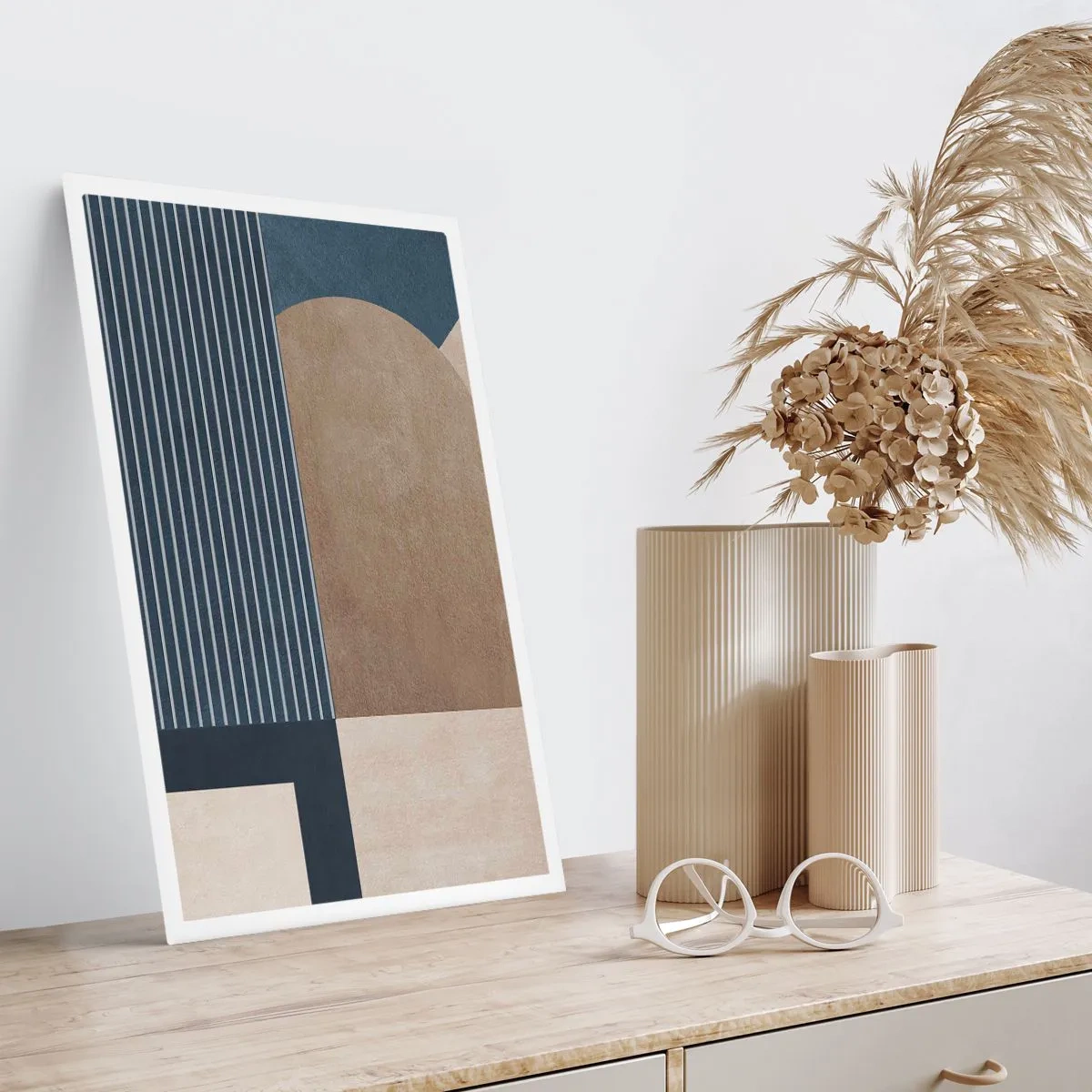 Poster - Komposition aus Einfachheit und Rundheit - 30x40 cm