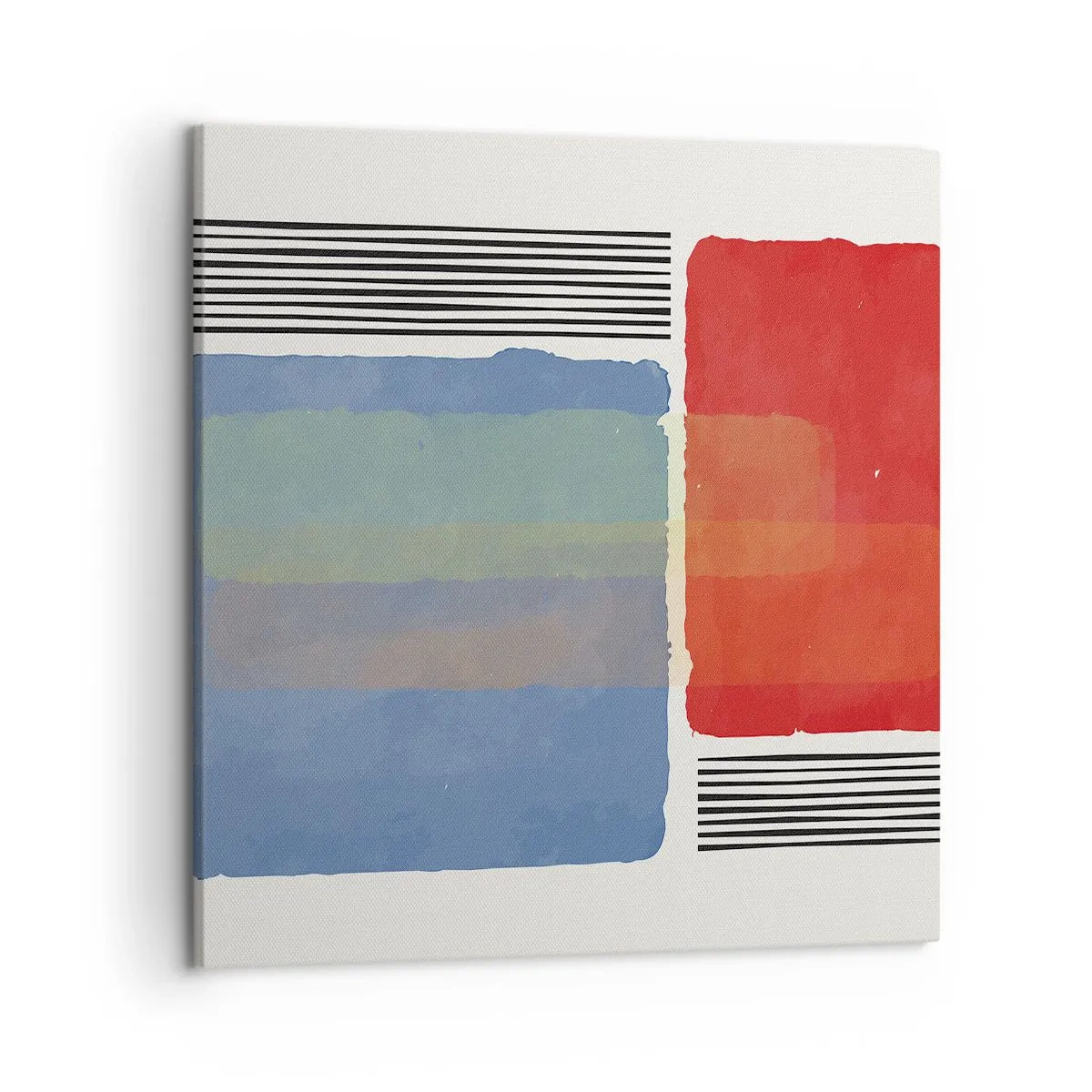 Bild auf Leinwand - Leinwandbild - Der Geist und der Buchstabe der Geometrie - 50x50 cm