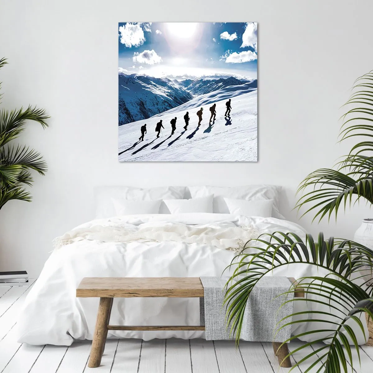 Bild auf Leinwand - Leinwandbild - Das Team der Eroberer - 70x70 cm