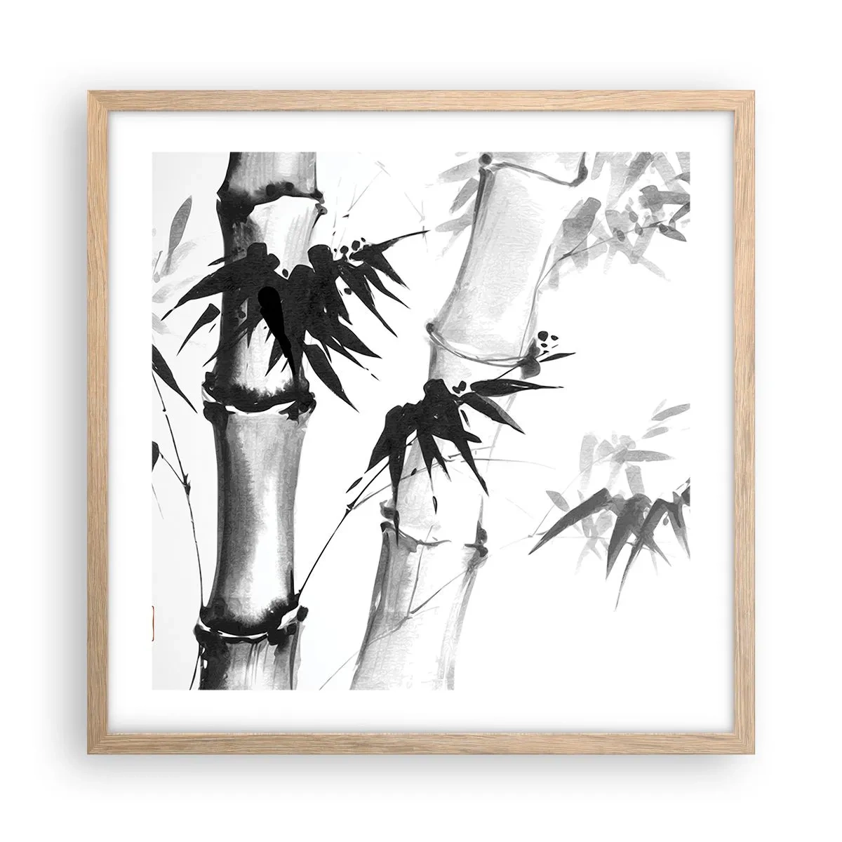 Poster in einem Rahmen aus heller Eiche - Dem Orient ganz nah - 50x50 cm