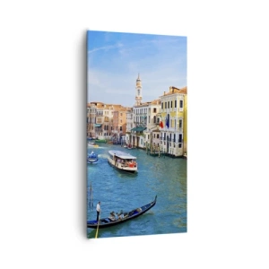 Bild auf Leinwand - Leinwandbild - Der einzigartige Verkehr der Welt - 65x120 cm