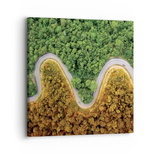 Bild auf Leinwand - Leinwandbild - Grenzen und Durchbrüche - 30x30 cm