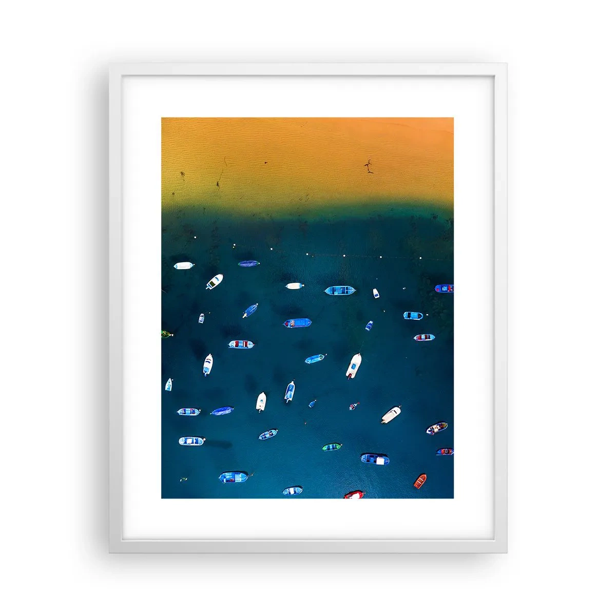 Poster in einem weißen Rahmen - Feiertagsspiel - 40x50 cm