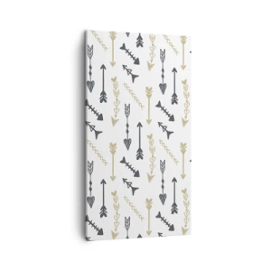 Bild auf Leinwand - Leinwandbild - Der Traum des Bogenschützen - 45x80 cm