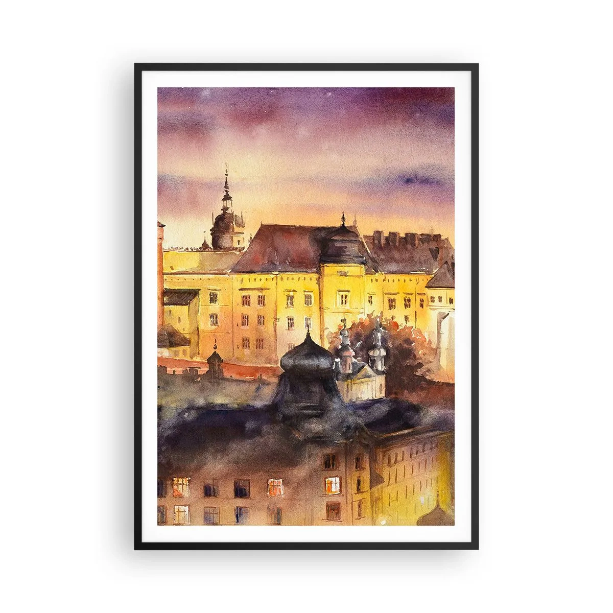 Poster in einem schwarzem Rahmen - Geschichte und Märchen - 70x100 cm