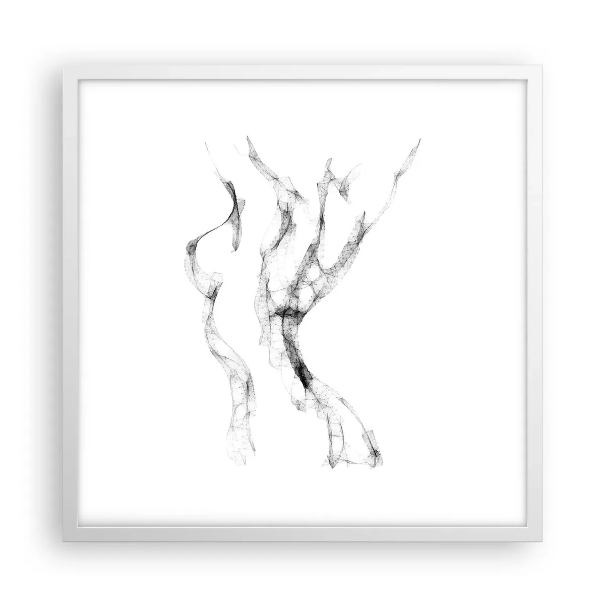 Poster in einem weißen Rahmen - Schön und stark - 50x50 cm