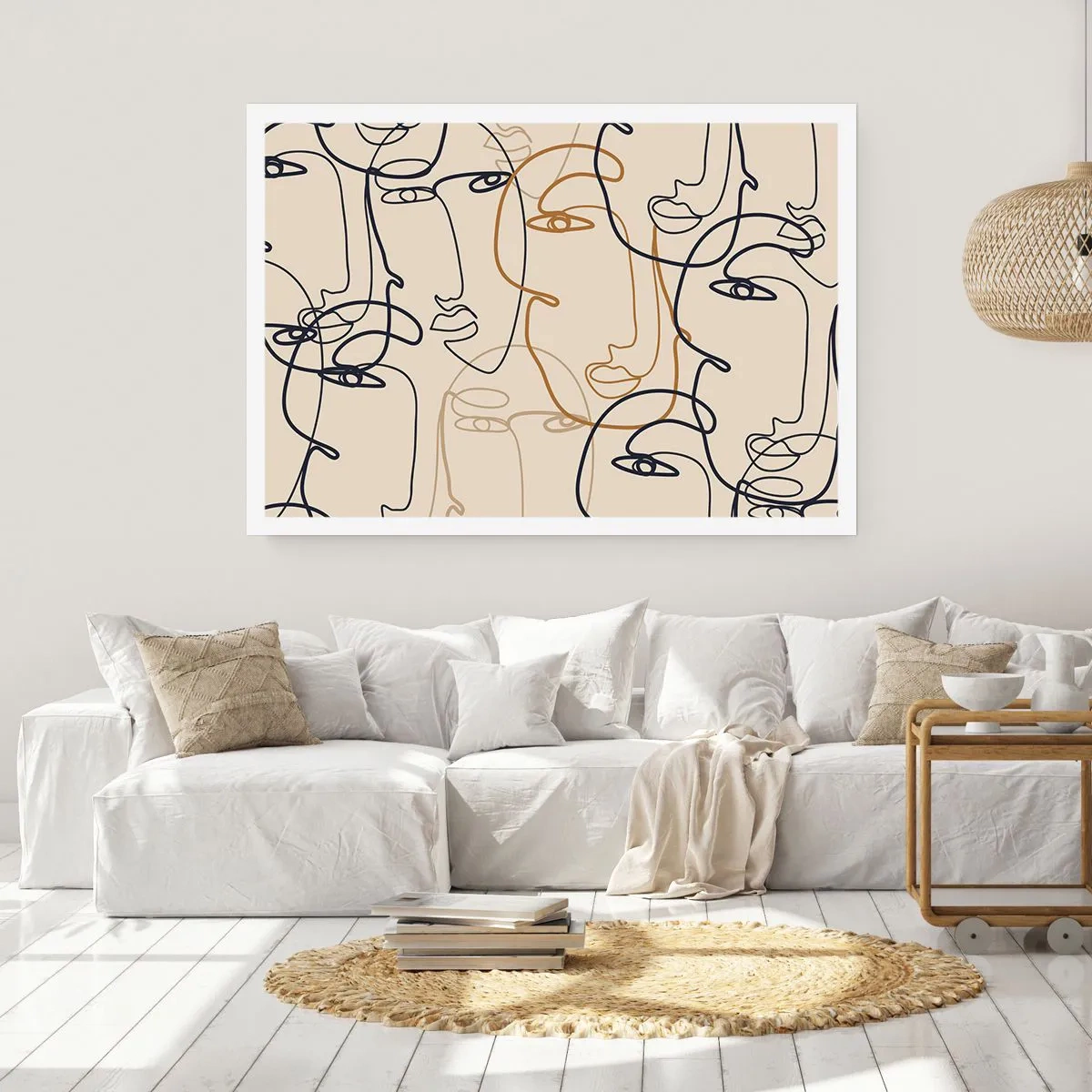 Poster - Das Porträt wird multipliziert - 40x30 cm