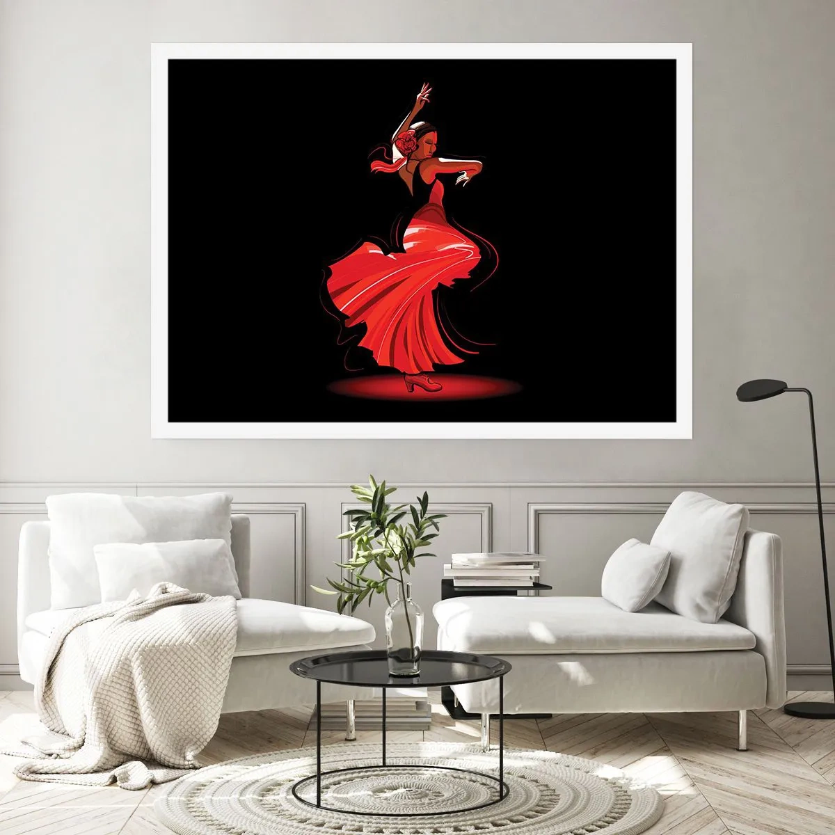 Poster - Der feurige Geist des Flamenco - 91x61 cm