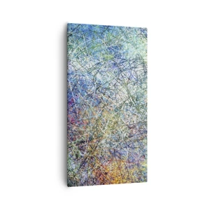 Bild auf Leinwand - Leinwandbild - Es ist nicht so einfach - 55x100 cm