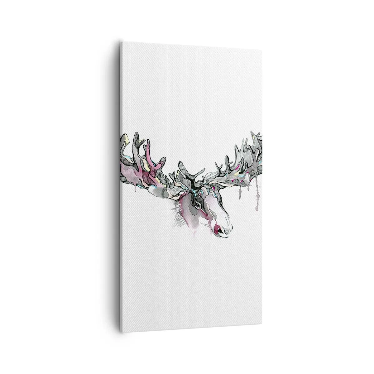 Bild auf Leinwand - Leinwandbild - Krone des Waldkönigs - 55x100 cm