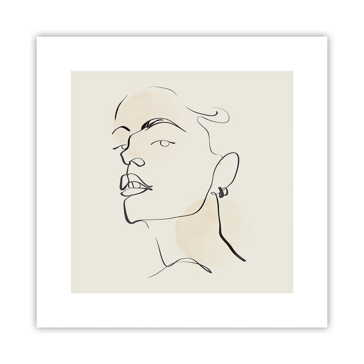 Poster - Ein stolzer Blick - 30x30 cm