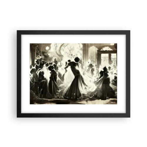 Poster in einem schwarzem Rahmen - Die große Maskerade - 40x30 cm