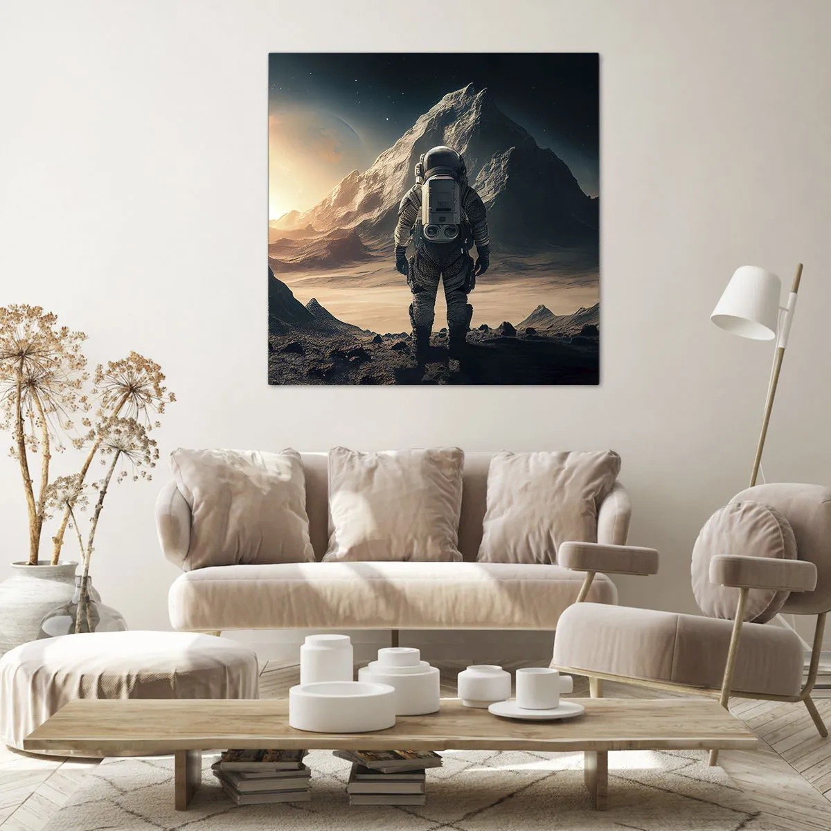 Bild auf Leinwand - Leinwandbild - Neue Herausforderung - 50x50 cm