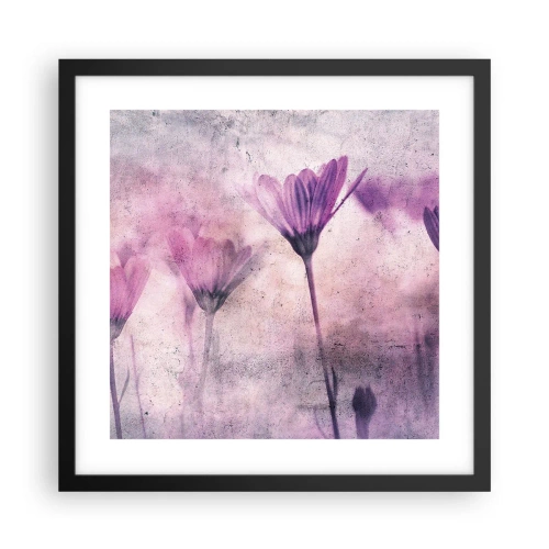 Poster in einem schwarzem Rahmen - Ein Blumentraum - 40x40 cm