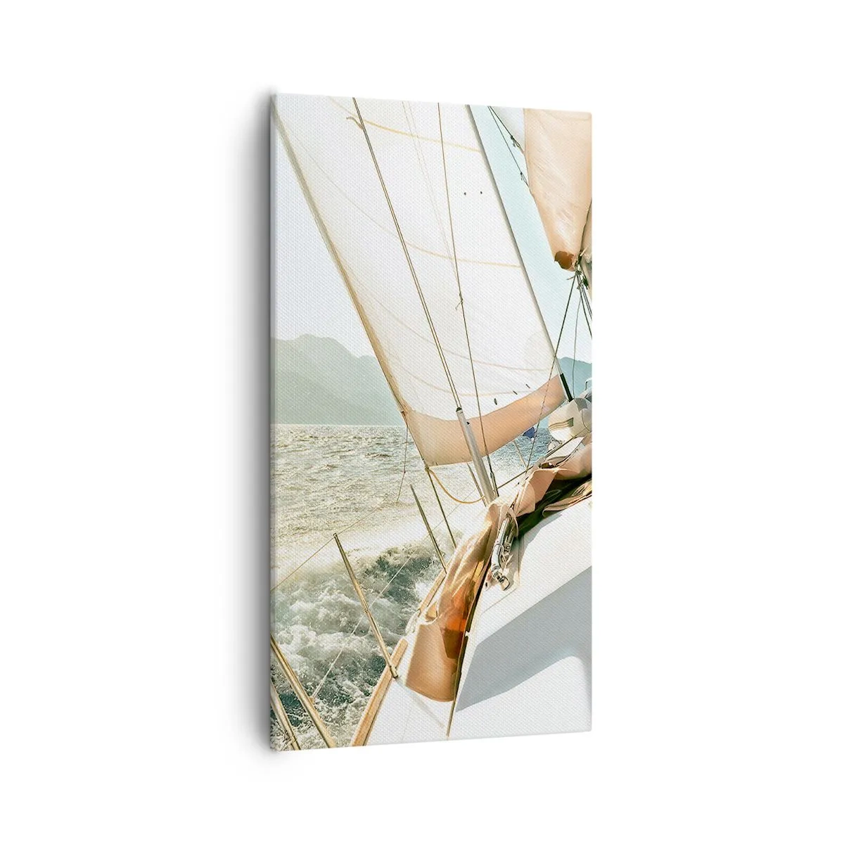 Bild auf Leinwand - Leinwandbild - Unter vollen Segeln - 55x100 cm
