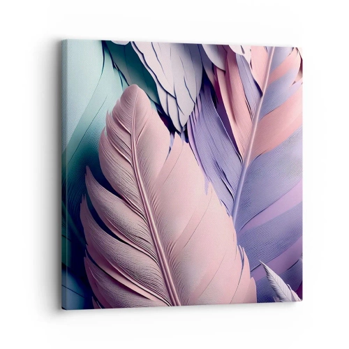 Bild auf Leinwand - Leinwandbild - Vogel-Chic - 30x30 cm