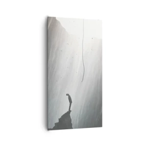 Bild auf Leinwand - Leinwandbild - Es gibt immer einen Ausweg - 65x120 cm