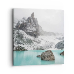 Bild auf Leinwand - Leinwandbild - Auf der Hut - 40x40 cm