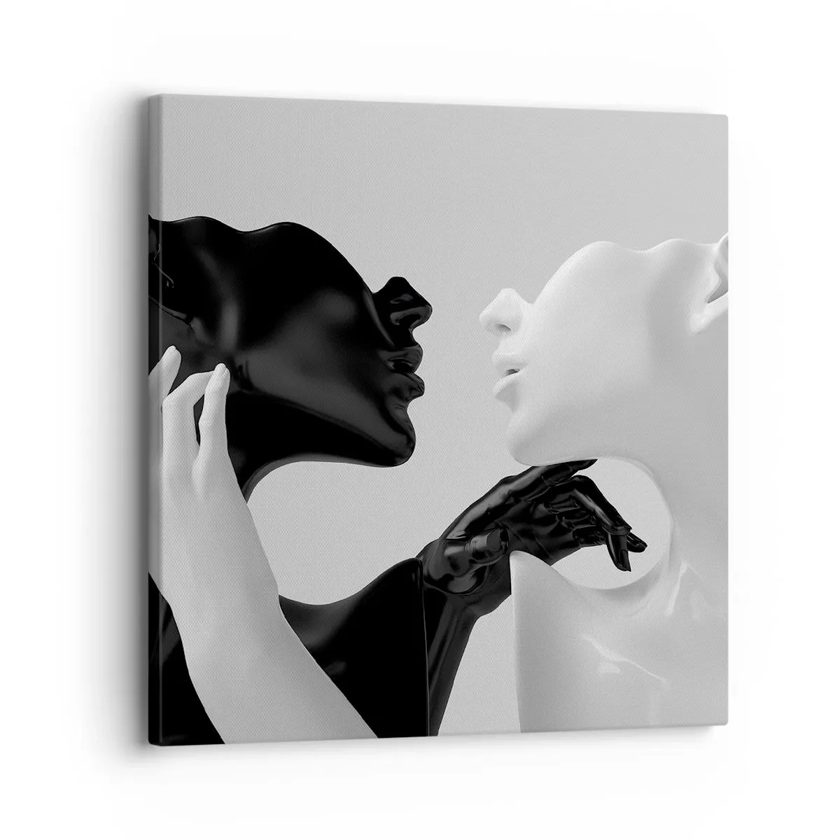 Bild auf Leinwand - Leinwandbild - Anziehung - Begierde - 30x30 cm