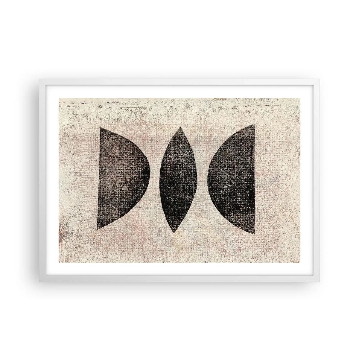 Poster in einem weißen Rahmen - Ethnische Abstraktion - 70x50 cm