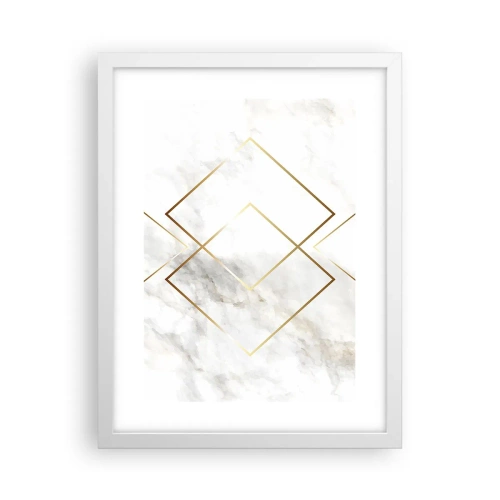 Poster in einem weißen Rahmen - Ein Blick in die Unendlichkeit - 30x40 cm