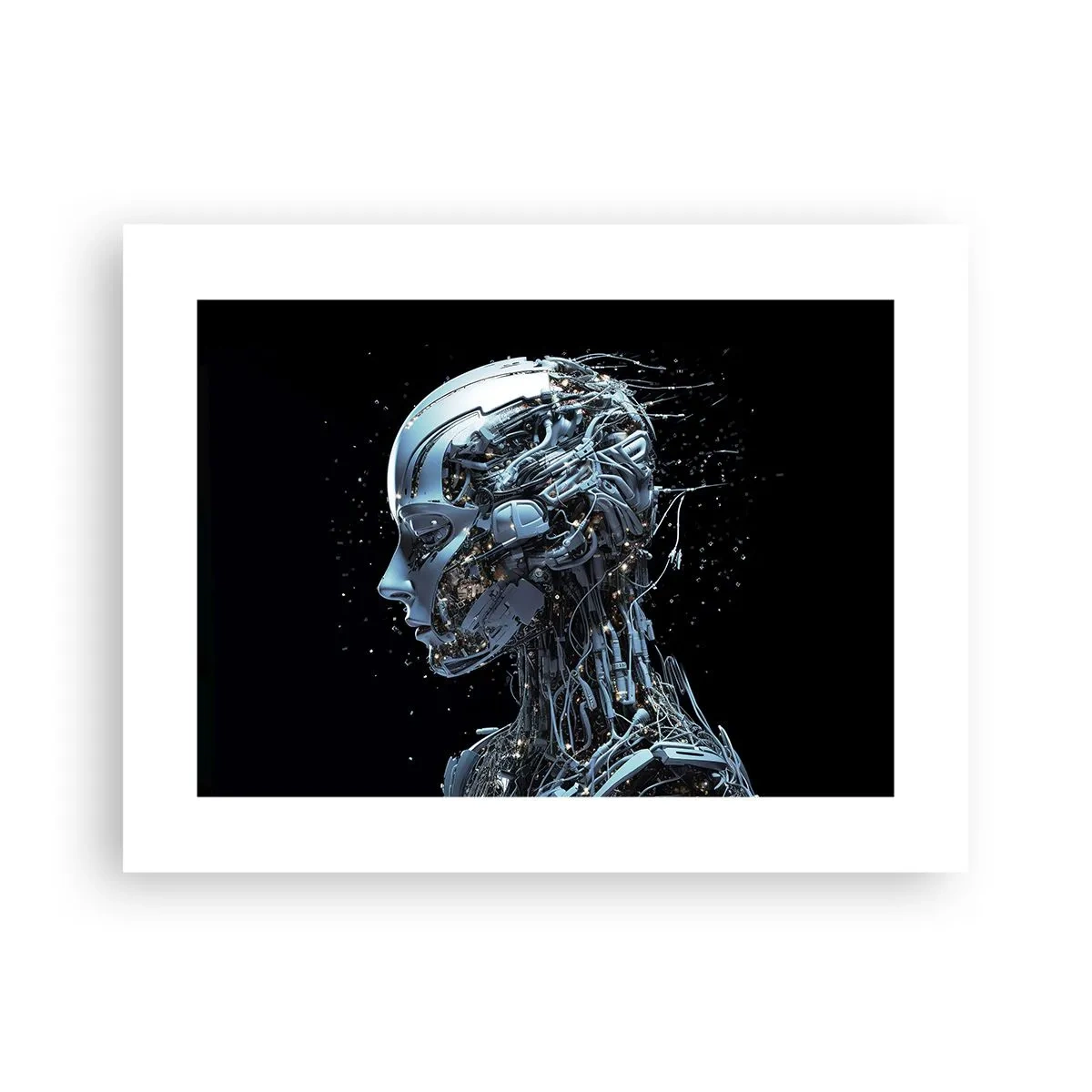 Poster - Technologie ist eine Frau - 40x30 cm