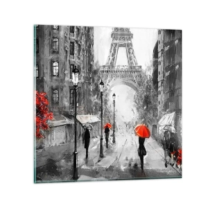 Glasbild - Bild auf glas - Alle Wege führen zu ihr - 30x30 cm