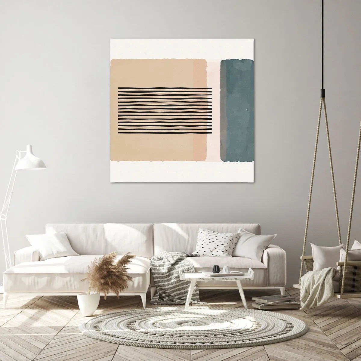 Bild auf Leinwand - Leinwandbild - Alles ist in Ordnung - 50x50 cm