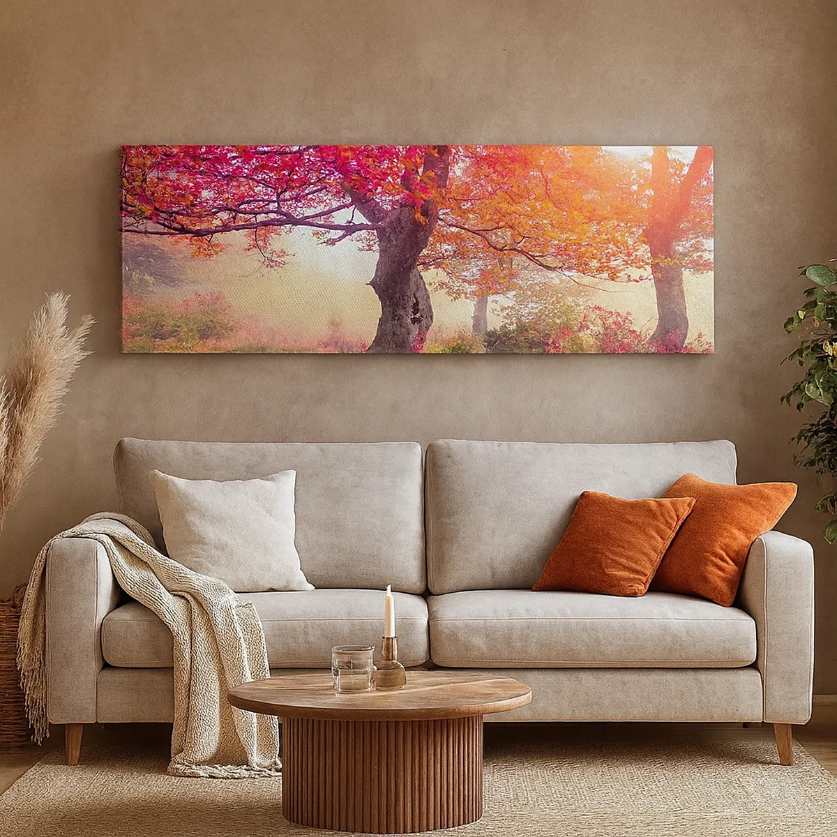 Bild auf Leinwand - Leinwandbild - Blühende Raserei - 30x30 cm