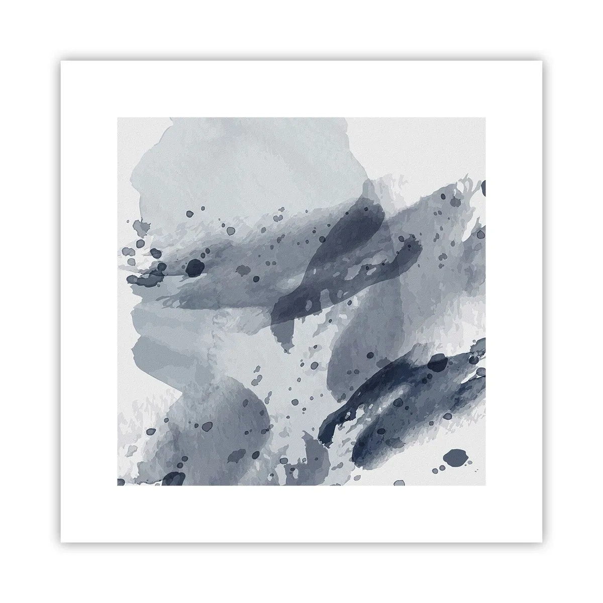 Poster - Eine Studie über die Natur des Wassers - 30x30 cm