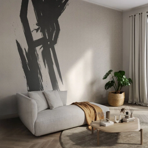 Selbstklebende Fototapete Deluxe Sticker - Unaufhaltsamer Trieb - Minimalismus, Leer, Stück - 300x210 cm